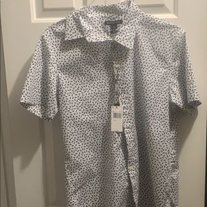 Michael kors short sleeve button up